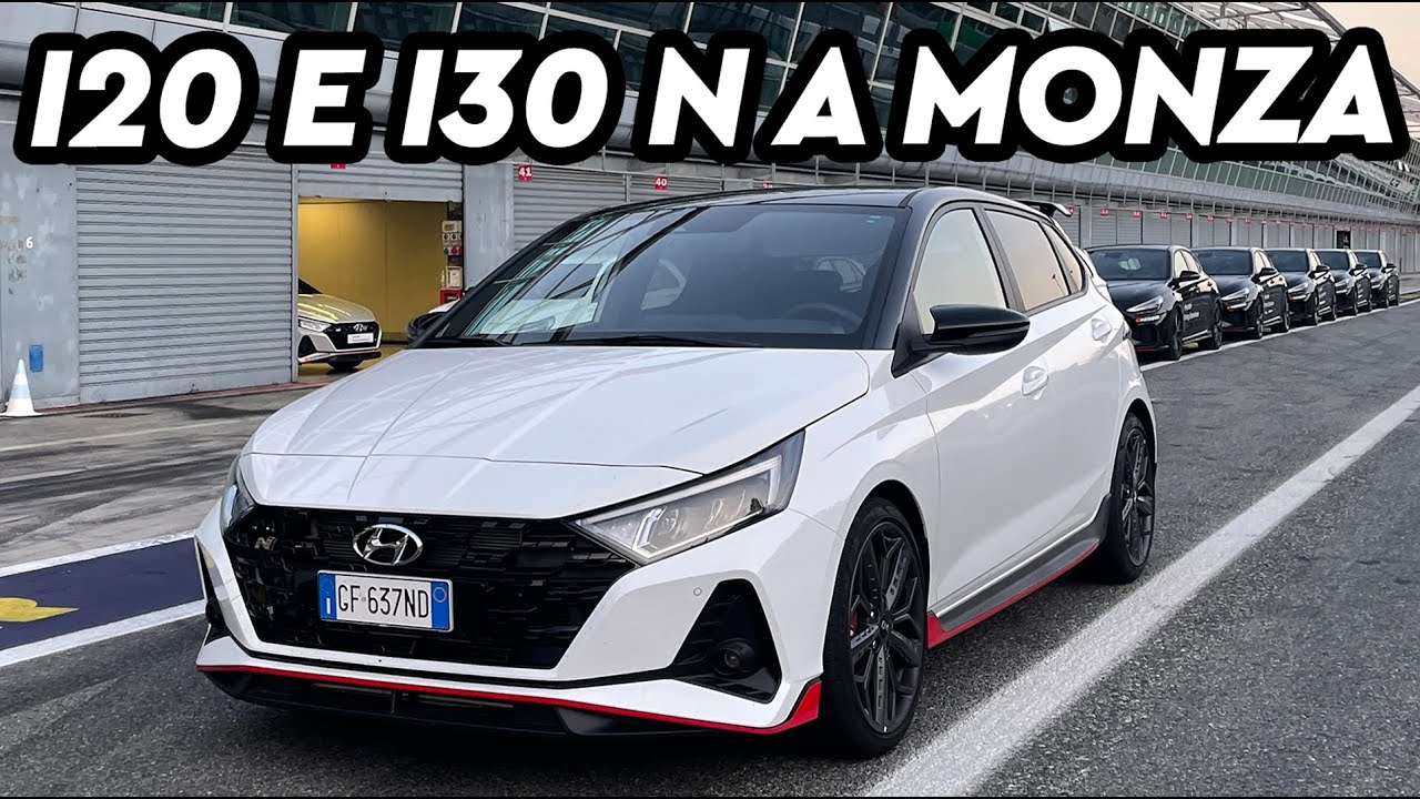 HYUNDAI I20 N E I30 N IN PISTA A MONZA!