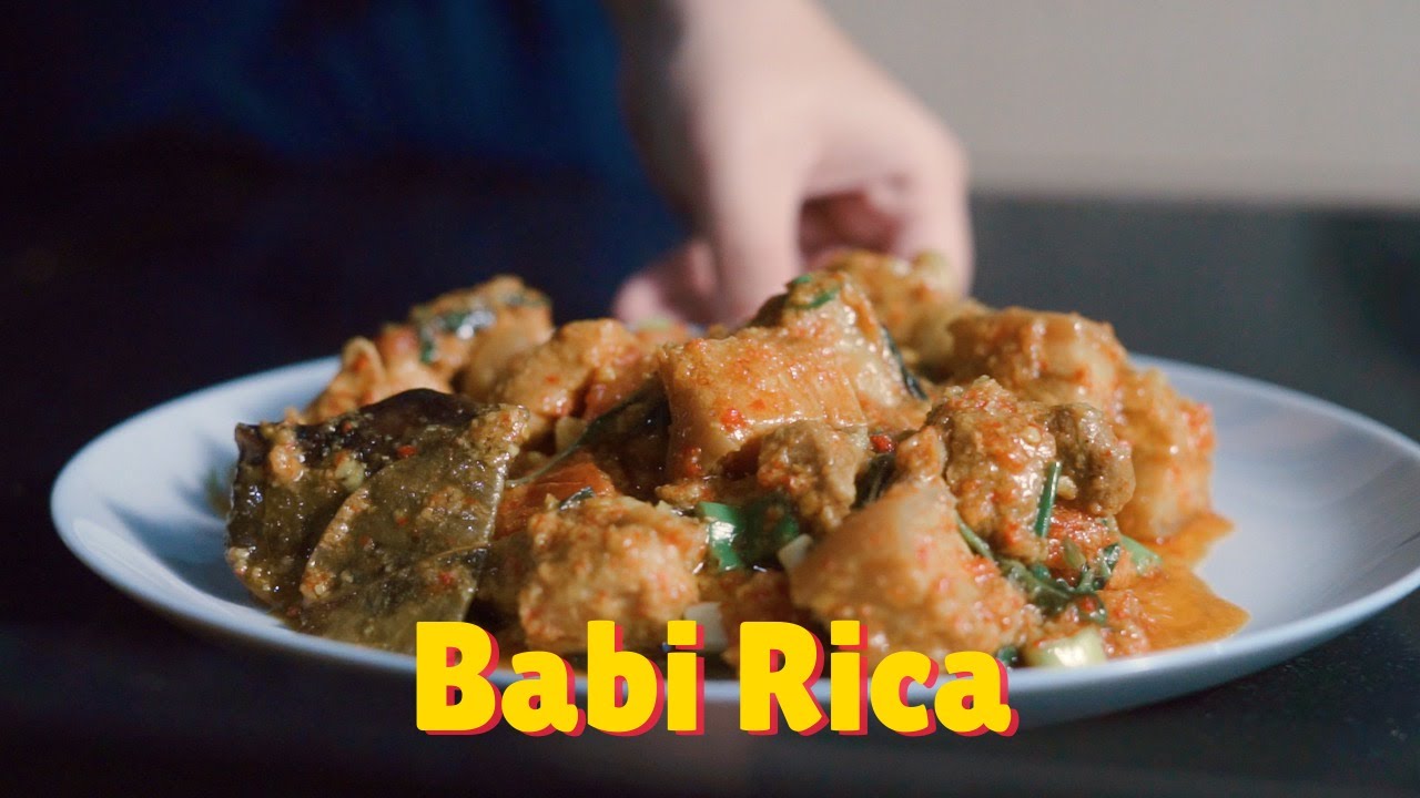 RESEP BABI RICA ASLI MANADO. AUTO NAMBAH !!!