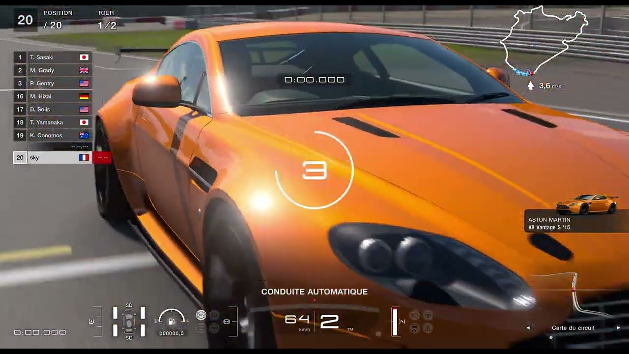 Gran Turismo 7 - Nürburgring - WTC600 - Aston Martin V8 Vantage S '15 - 600PP