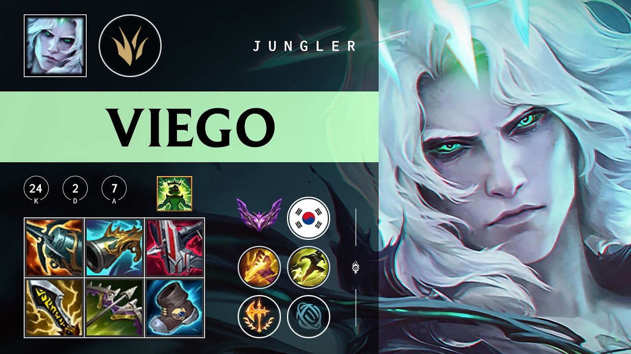 Viego Jungle vs Elise - KR Master Patch 26.04