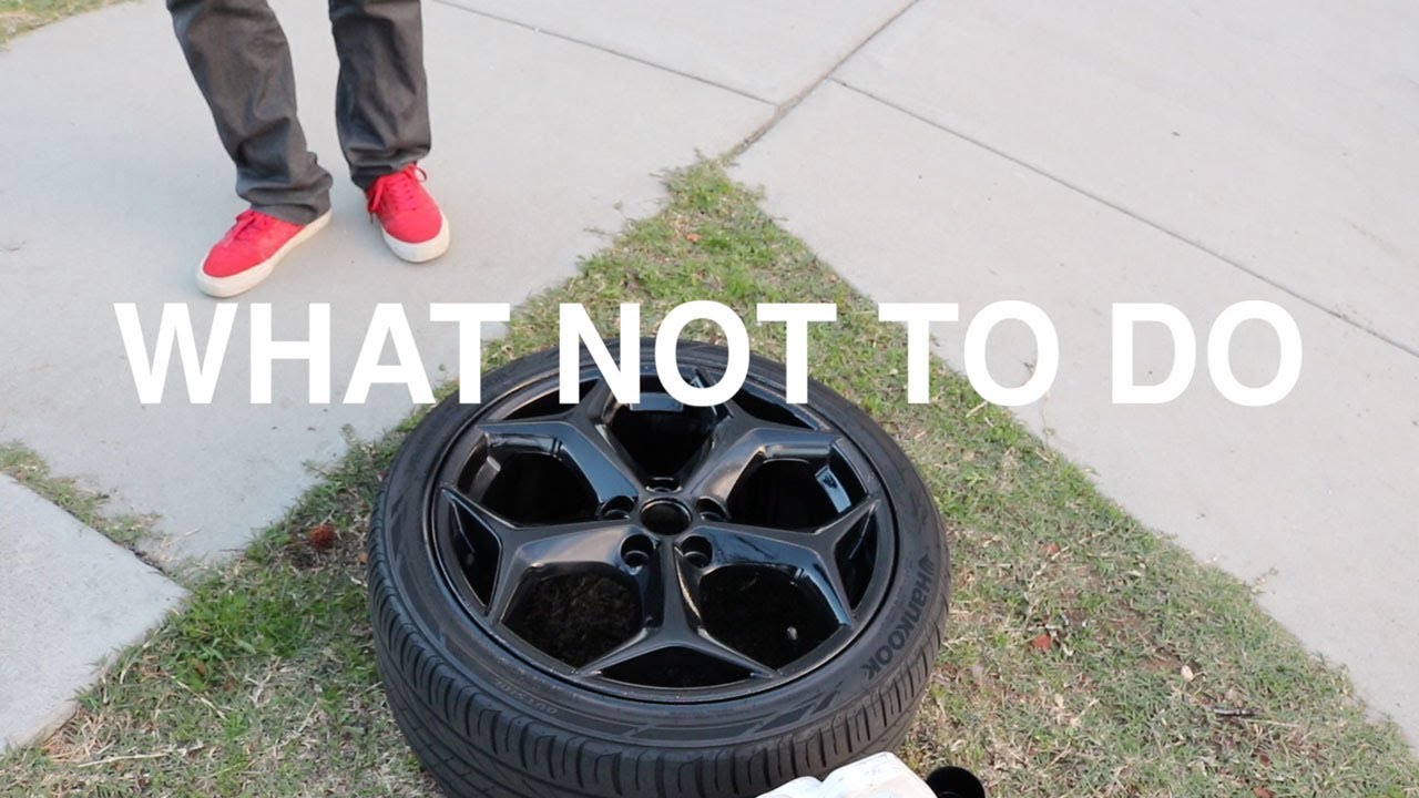 How To Paint Your Wheels!!