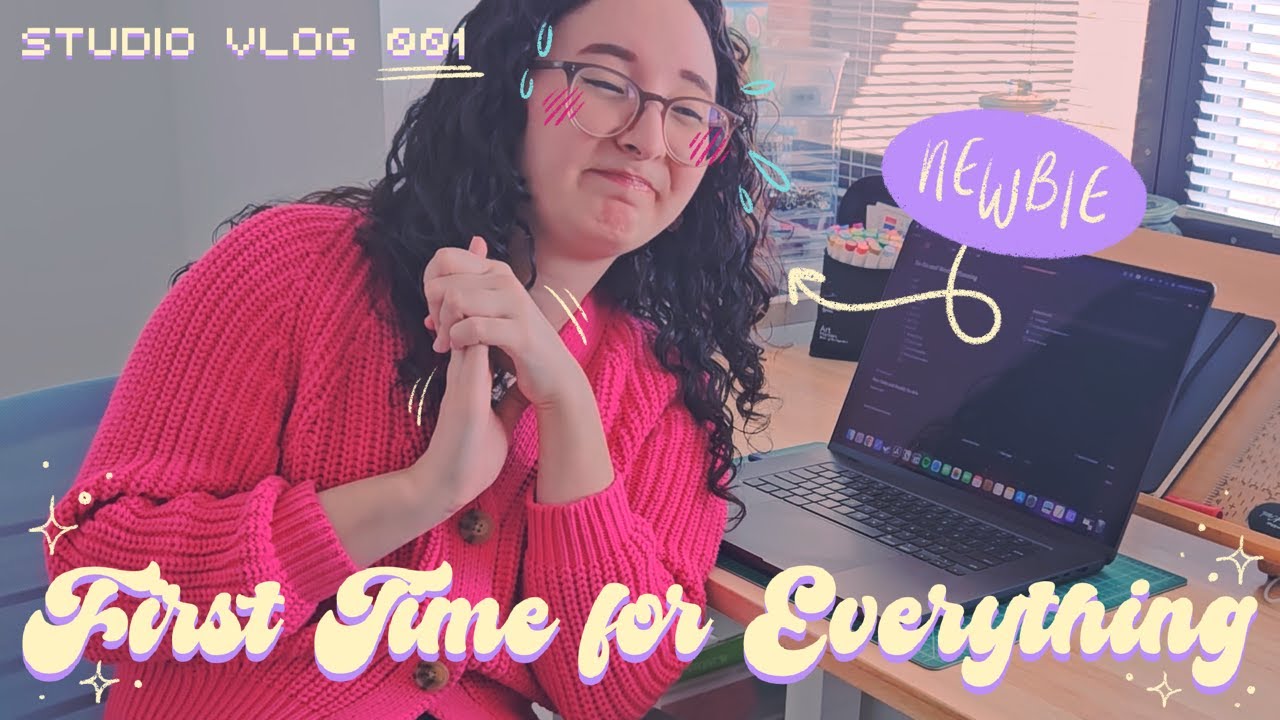 studio vlog 001 ♡ // meet the artist, planning studio decor, building furniture