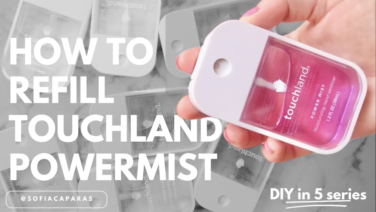 How to Refill Touchland Power Mist Hand Sanitizer Spray in under 3 minutes (2023)