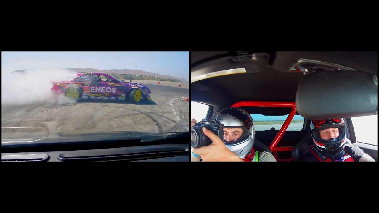 Valley Drift Club in the ABARTH 595 Comp Camera Car - Chasing Faruk in the Pro Car w/Klassen