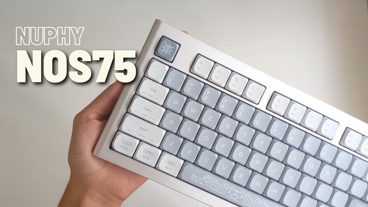 Sleek and Slim Low Profile | Nuphy Nos 75 | Overview and Sound Test