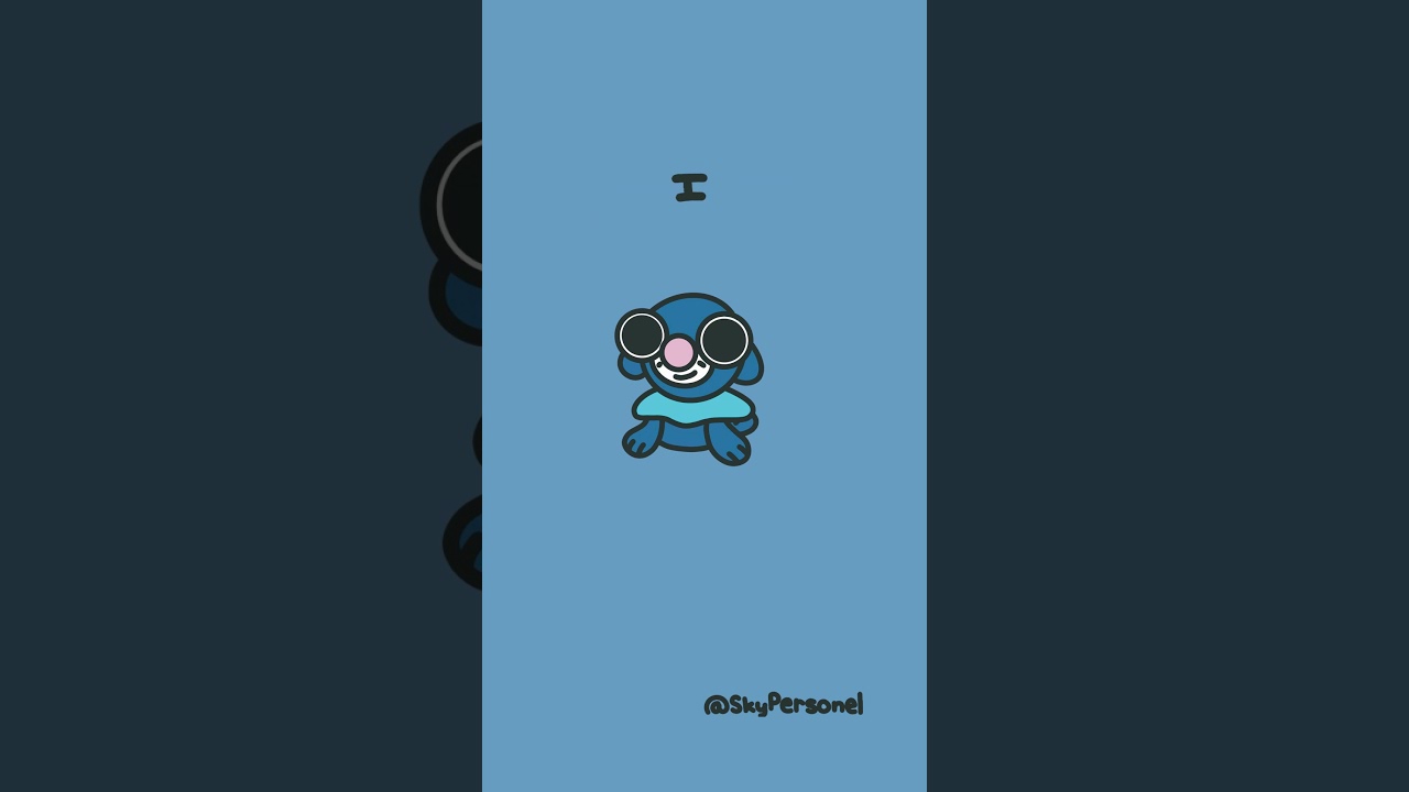 Popplio Got it on Lock 😎 #shorts #cuteart #pok&eacute;mon #pokemon