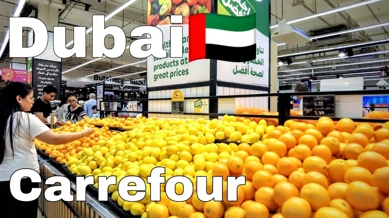 🇦🇪Dubai Carrefour Supermarket 4k