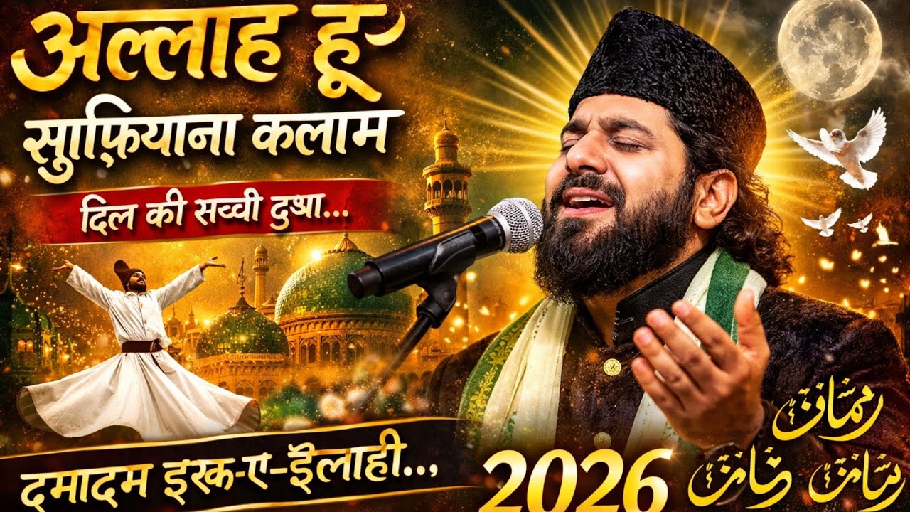 अल्लाह हू सूफियाना कलाम | दिल की सच्ची दुआ | रूहानी सूफी कव्वाली 2026