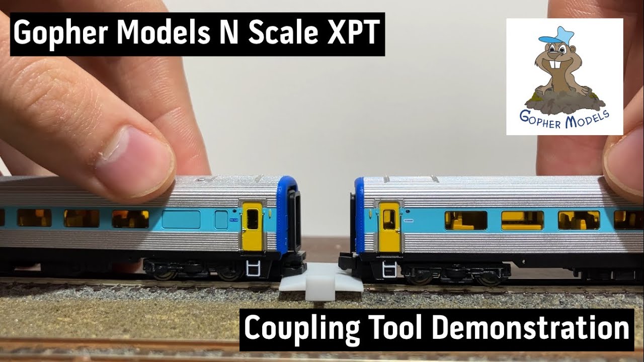 Gopher Models N Scale XPT - Coupling Tool Demonstration