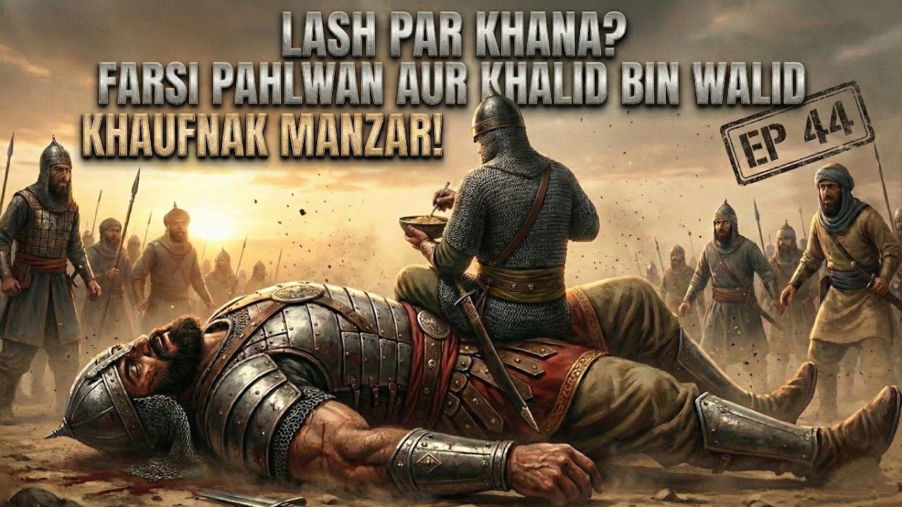 Farsi Fauj Ke Sabse Khaufnak Pahalwan Ka Muqabla Hazrat Khalid Bin Walid Se - EP 44