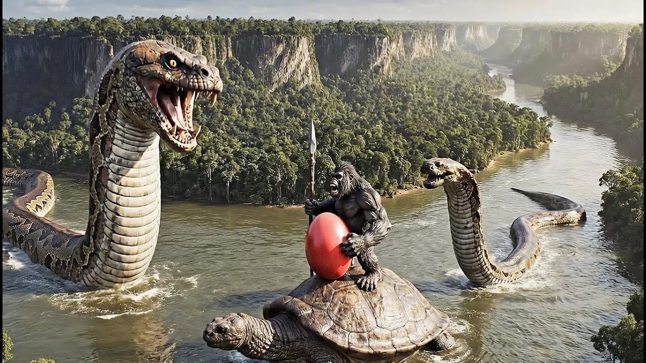 Prehistoric Human vs. Titanoboa – The Deadliest Battle in Ancient History (Episode 2)!