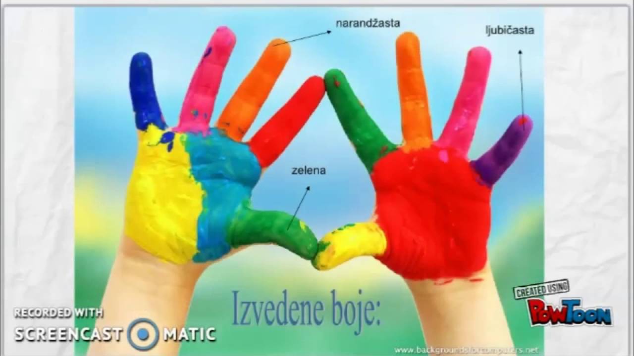 Osnovne i izvedene boje