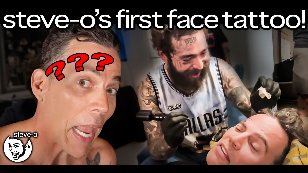 Post Malone Tattooed My Face! | Steve-O