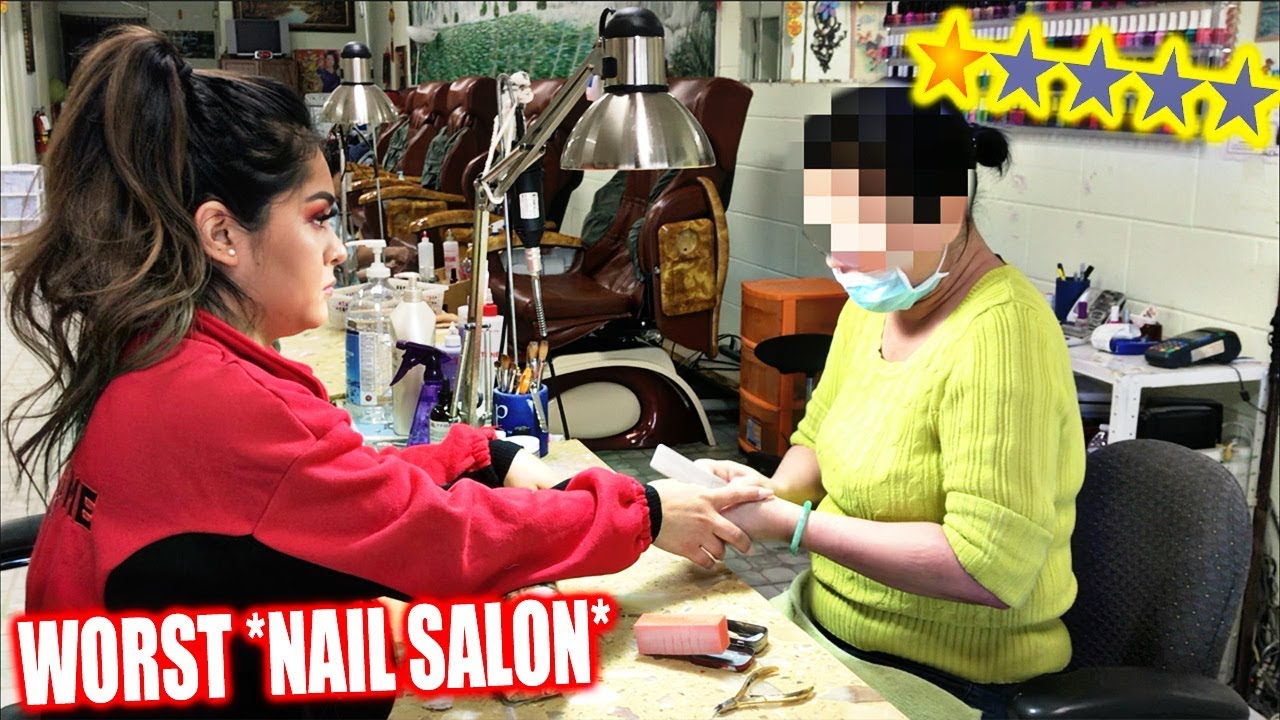 Going To The Worst Reviewed *NAIL SALON* In My City! *1 STAR*