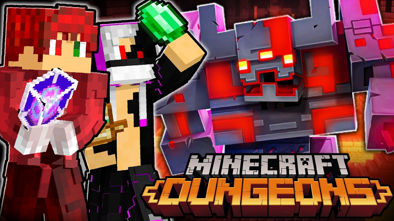 NOWA PRZYGODA w MINECRAFT DUNGEONS z @WaffelKamilatus