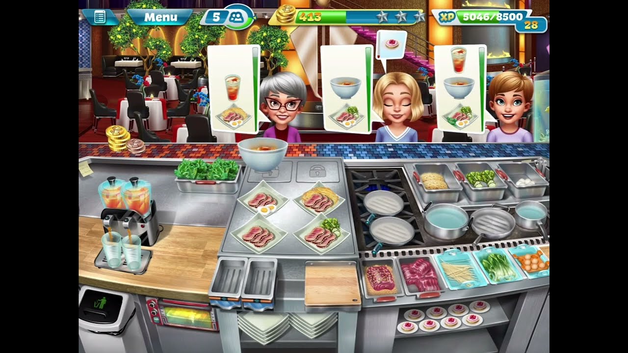 Cooking Fever (Old Version) | Episode #15 - Gourmet Restaurant (Levels 26-30)