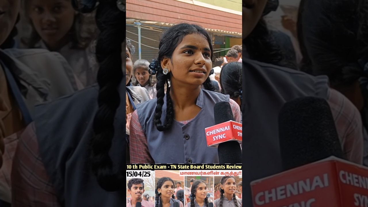 🔴TN 10th Public Social Science Exam Student Review |State Board 2025|Easy or Tough?|