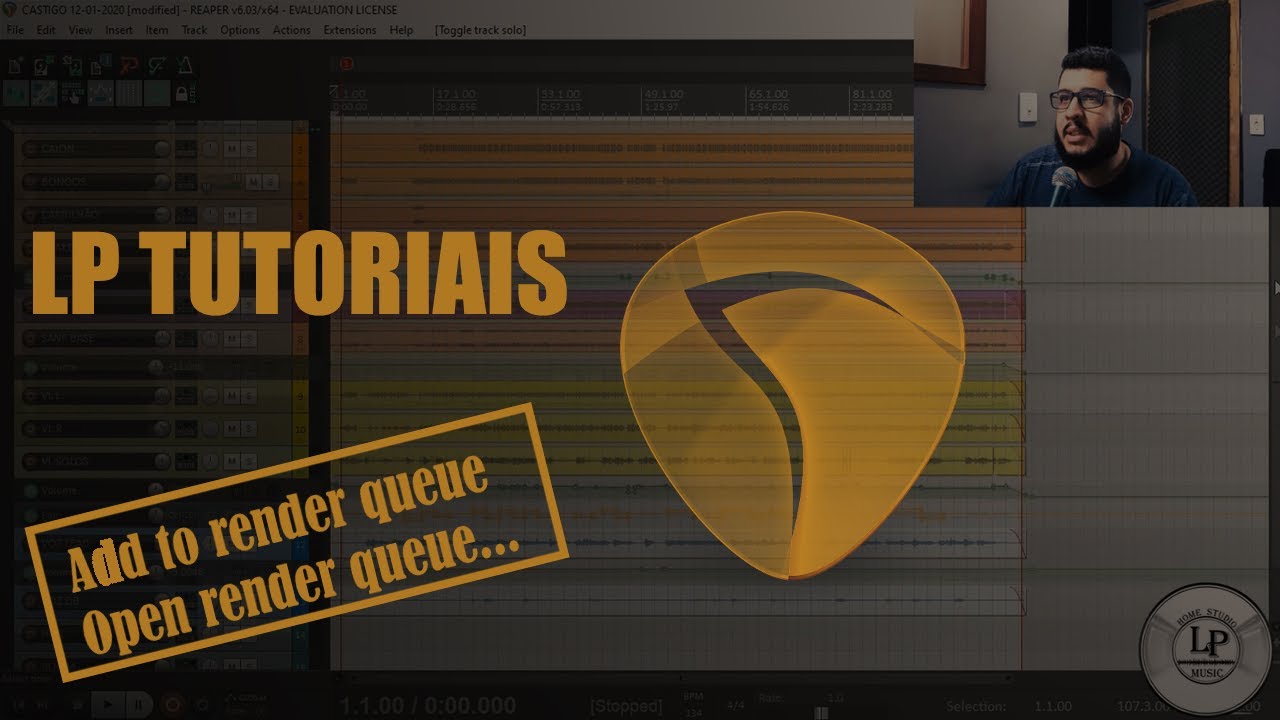 Solução Para Render Diferentes  no Reaper