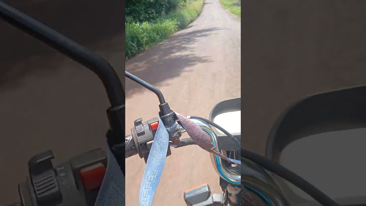 Misael curti natureza com po moto cg 125