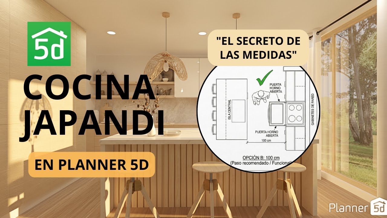 Dise&ntilde;ando una Cocina JAPANDI paso a paso | Planner 5D