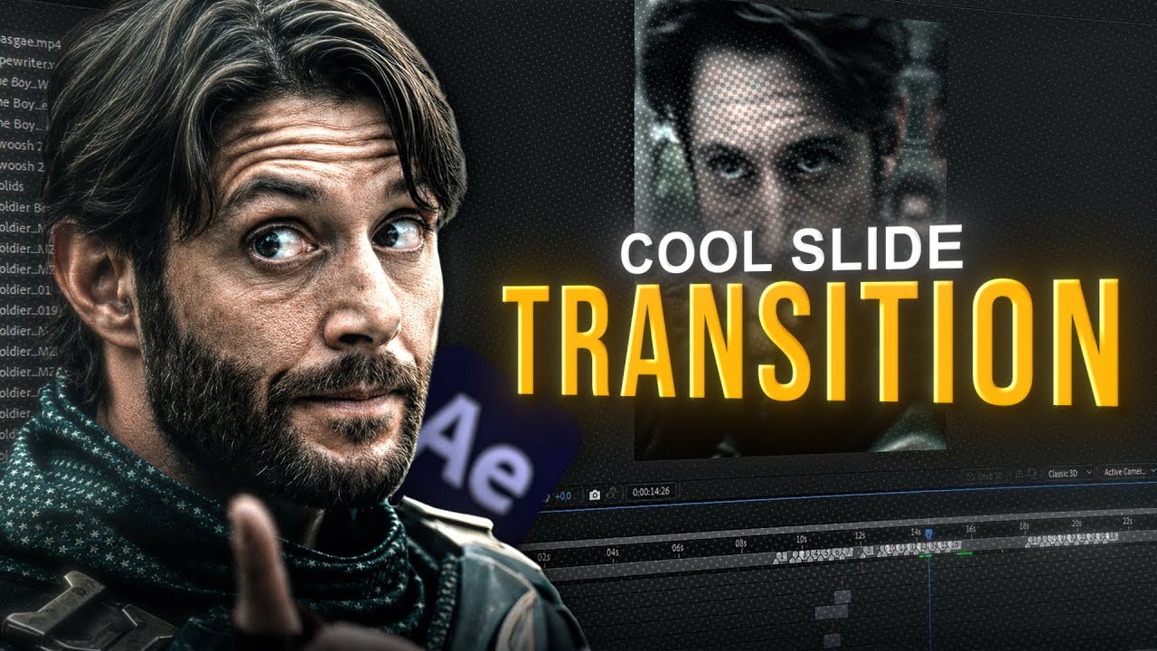 Cool Slide Transition in After Effects | After Effects Tutorial