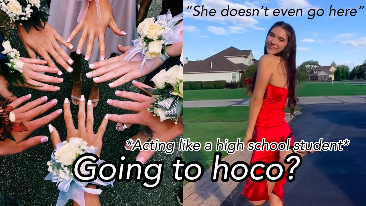 Sneaking into my old high school’s homecoming?!!