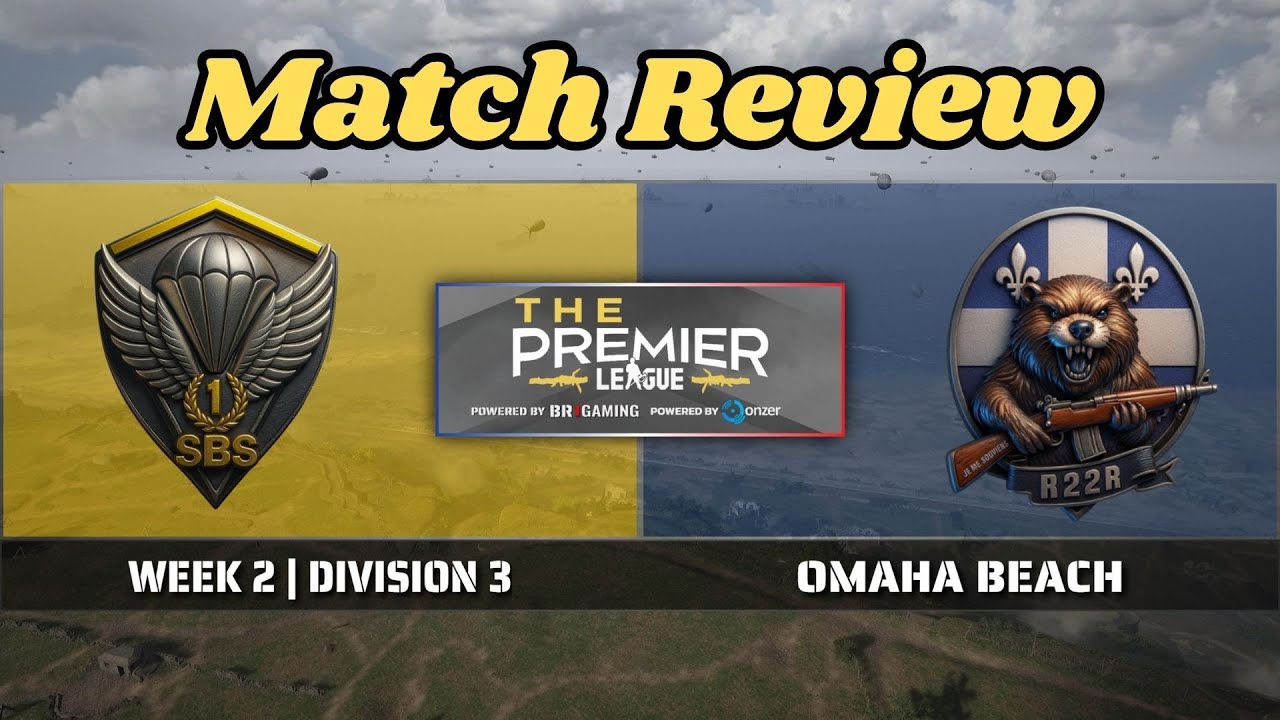 Hell Let Loose - Post Match Analysis | 1SBS vs R22R | Omaha Beach - West Vierville