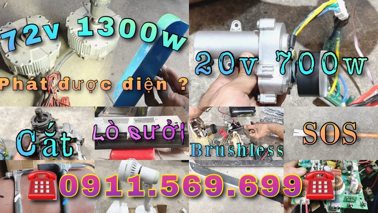 Môtơ không chổi than ! Brushless , #moto phát điện , lò sưởi USA , Máy cắt , mạch , #diy , #xuhướng 