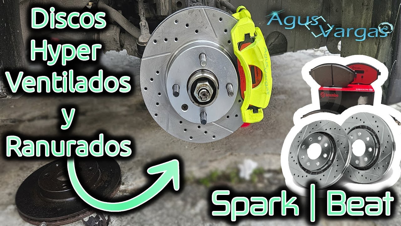 Instalando Frenos DEPORTIVOS al Spark/Beat (disco hyperventilado + balatas brembo) | Agus Vargas