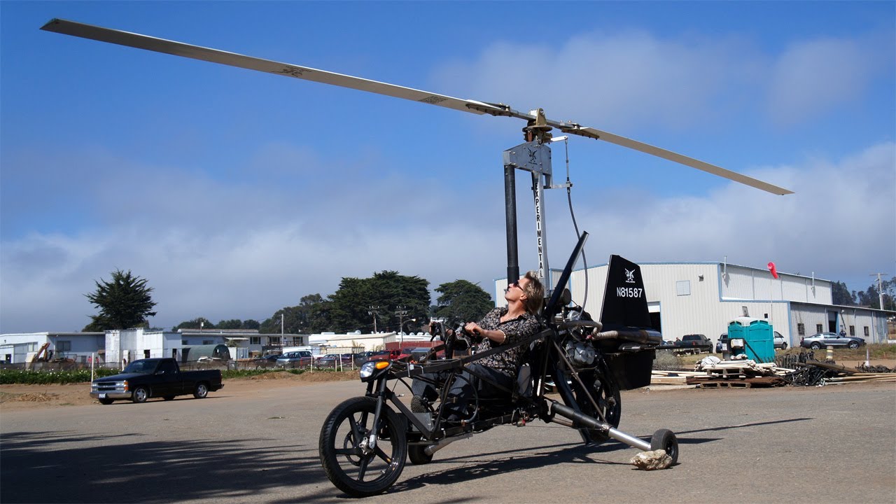 Meet Dezsö Molnár and His Flying GyroCycle