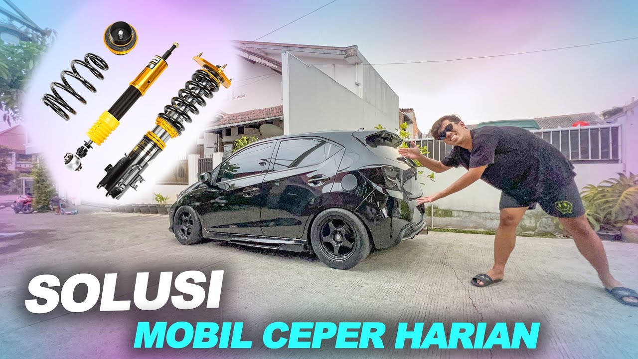 COILOVER BRIO BUDGET PELAJAR CUMA 300RB !!! FITMENT ANTI GESROKK