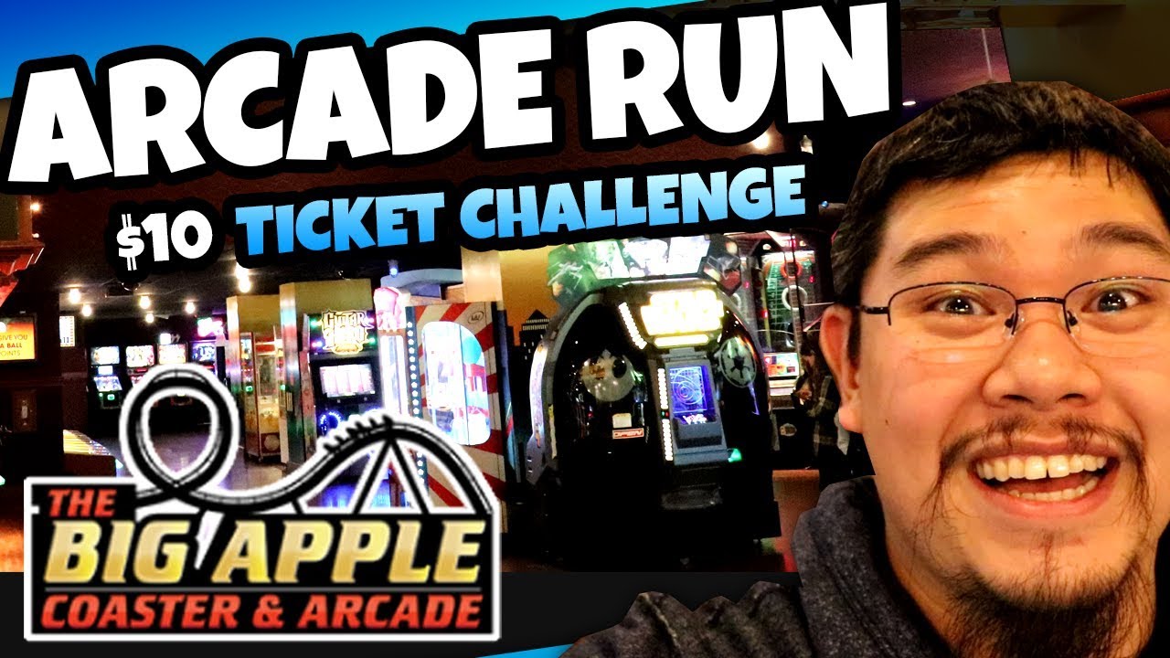 Jackpots and Tickets at the Big Apple Arcade in the New York New York Hotel in Las Vegas!