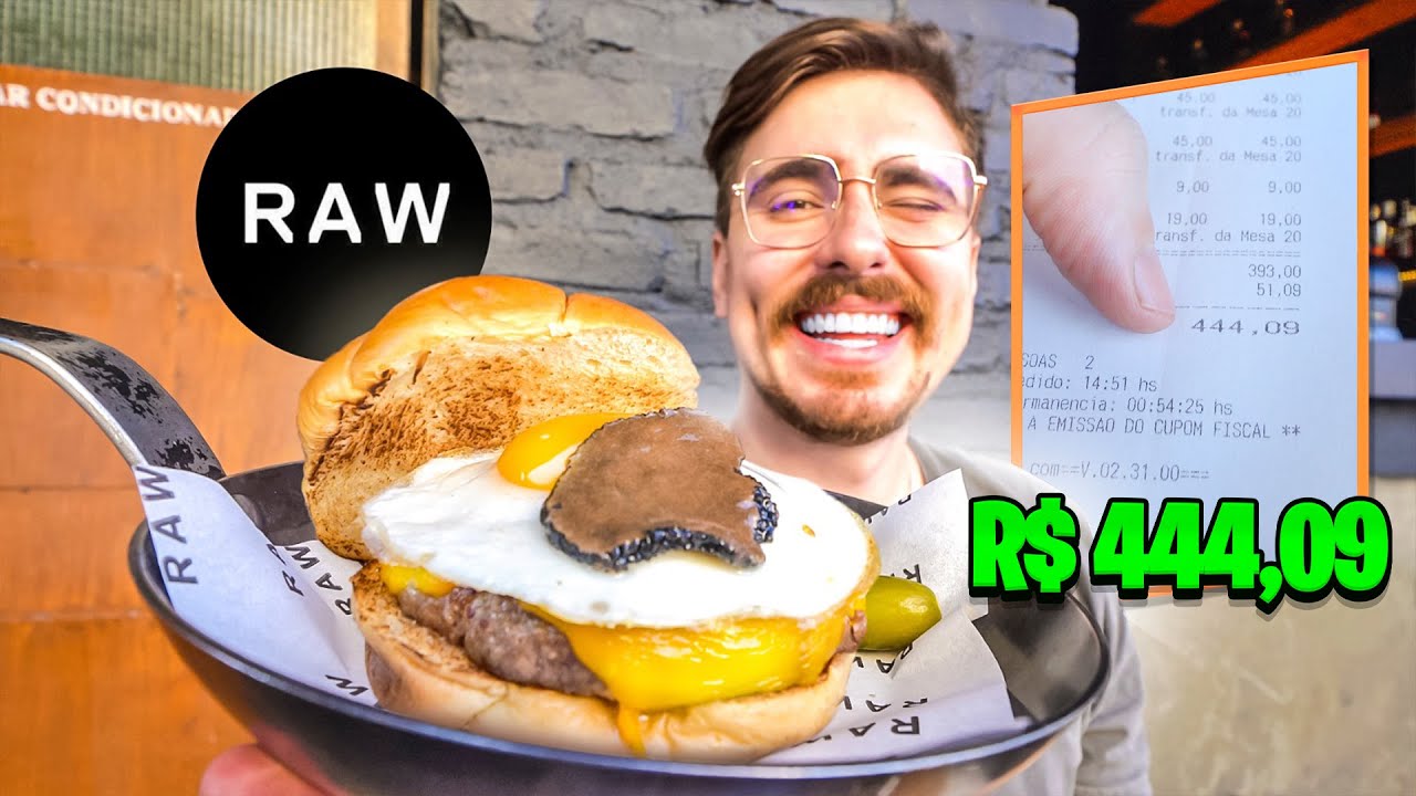 HAMBURGUER MAIS CARO DO BRASIL I Raw Burger EP.2