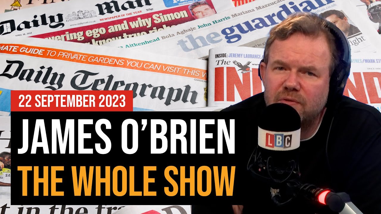 'What an almighty con the whole thing is' | James O'Brien - The Whole Show
