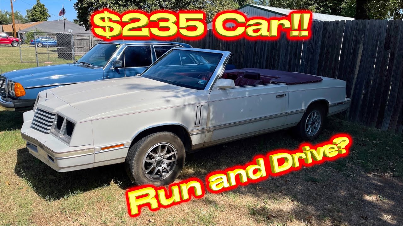I won a 1982 Dodge 400 K Car for $235 from IAA!! Run and Drive? 0-60?