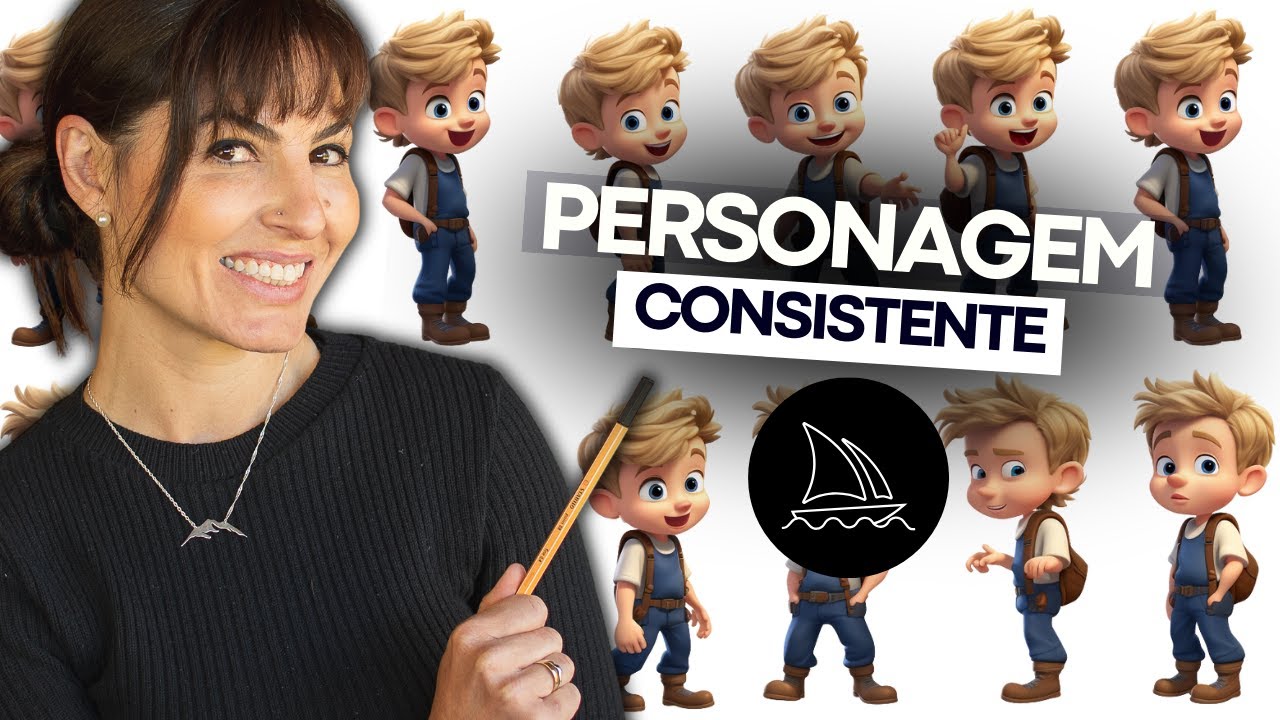 como CRIAR um PERSONAGEM CONSISTENTE para ILUSTRAR um LIVRO INFANTIL | Midjourney