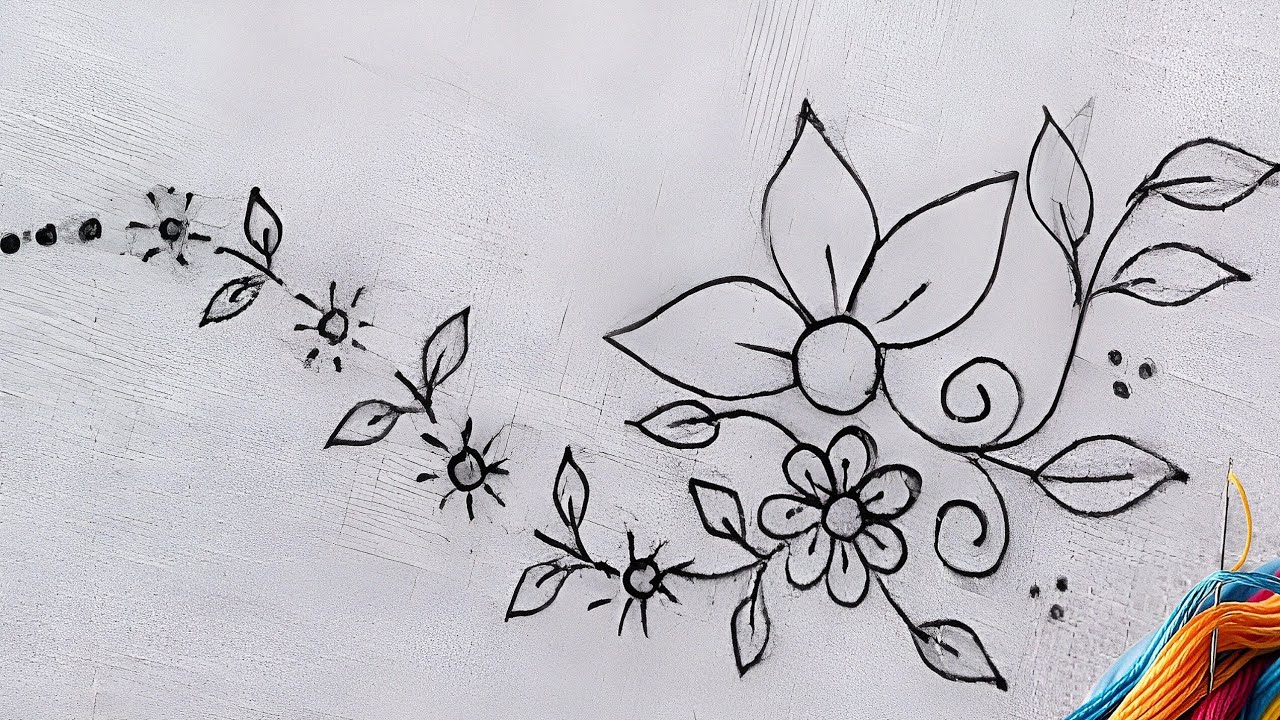 Very Pretty And Stunning Hand Embroidery Design | Simple Easy Pattern For Beginners 