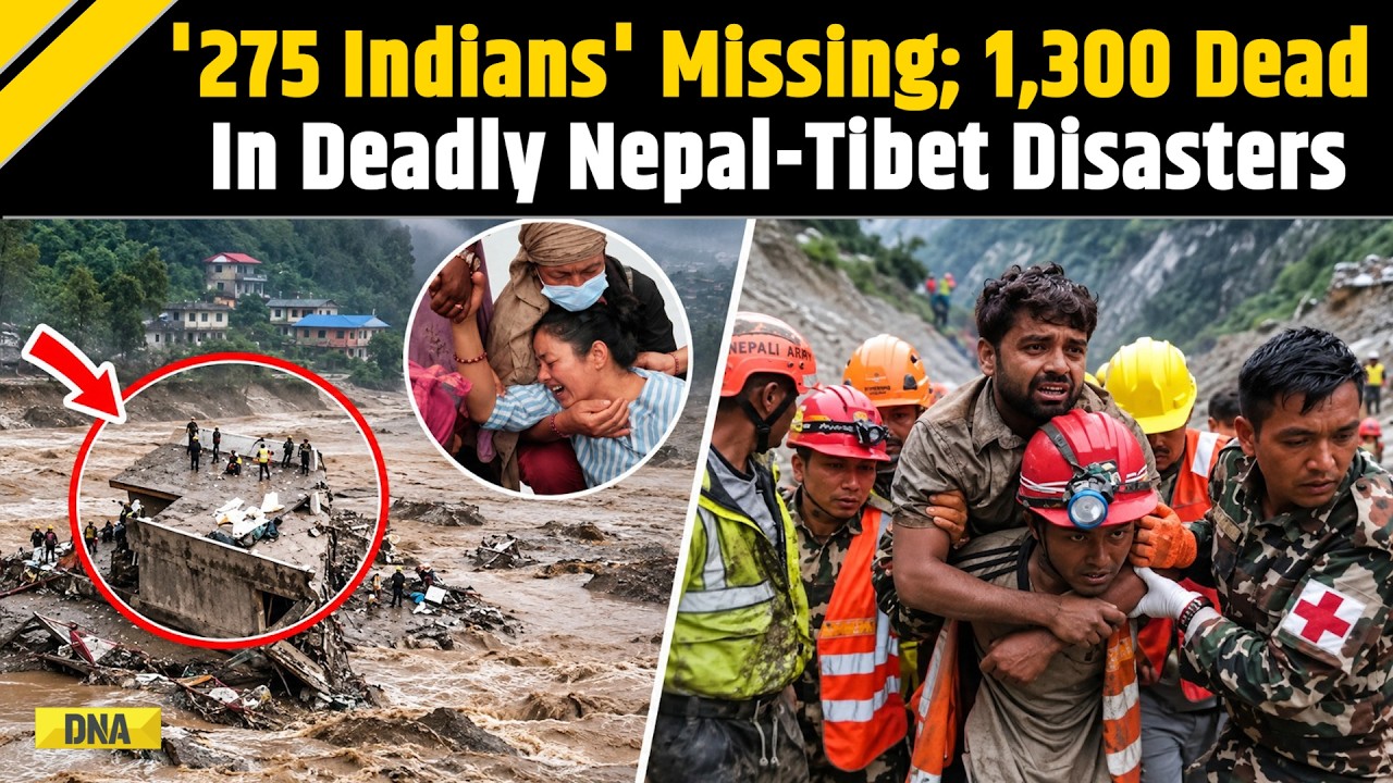 Nepal Floods: '275 Indians Missing, 166 Rescued;' Over 1,300 Dead In Nepal-Tibet Deadly Disaster