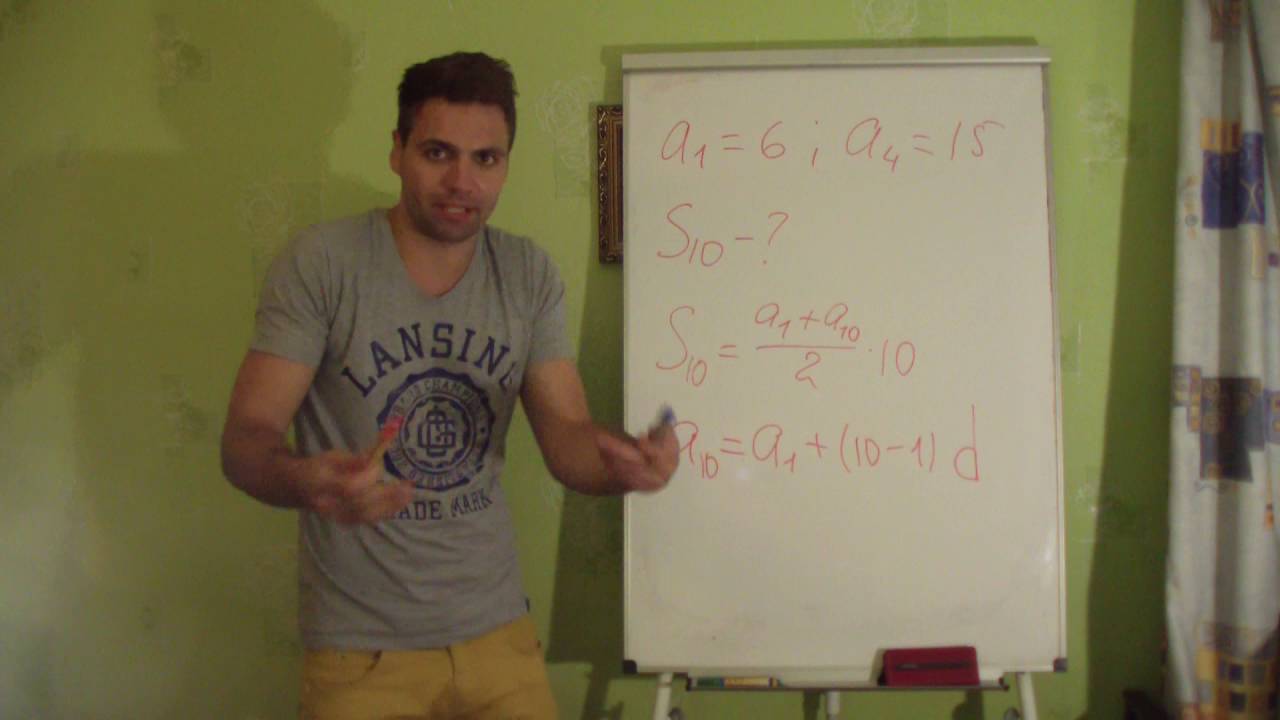 Задача. Арифметична прогресія (задача з екзамена)