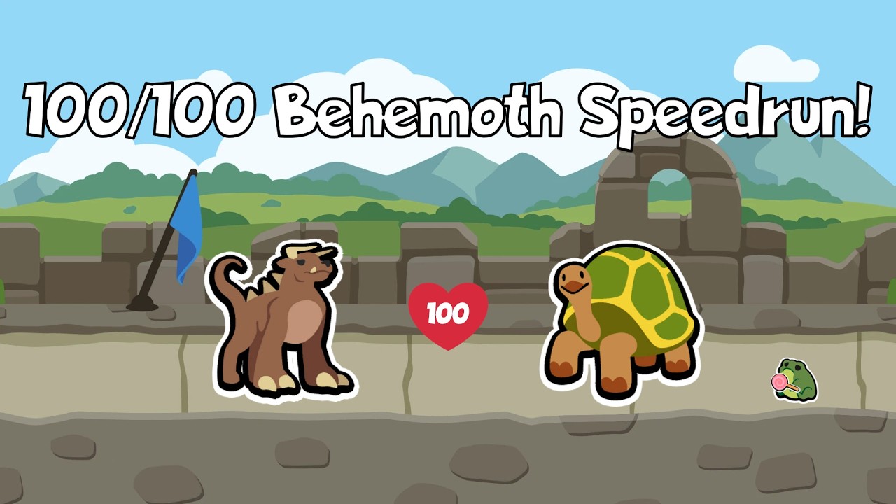 100/100 Behemoth Speedrun (Super Auto Pets)