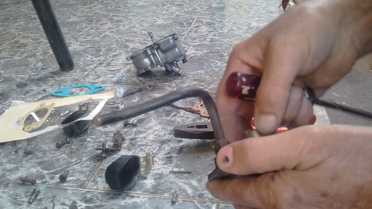 Troca do kit reparo do carburador dfv 228
