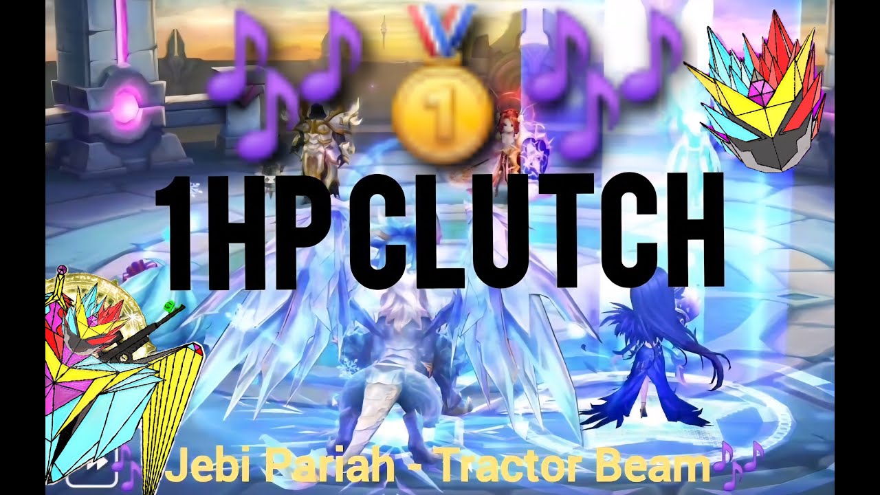 Summoners War Guild Battle: 1HP WIN!
