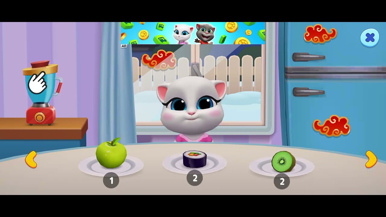Cute kitty 😸😺 gameplay funny 🤣🤣 video 📸 | my tom friends|