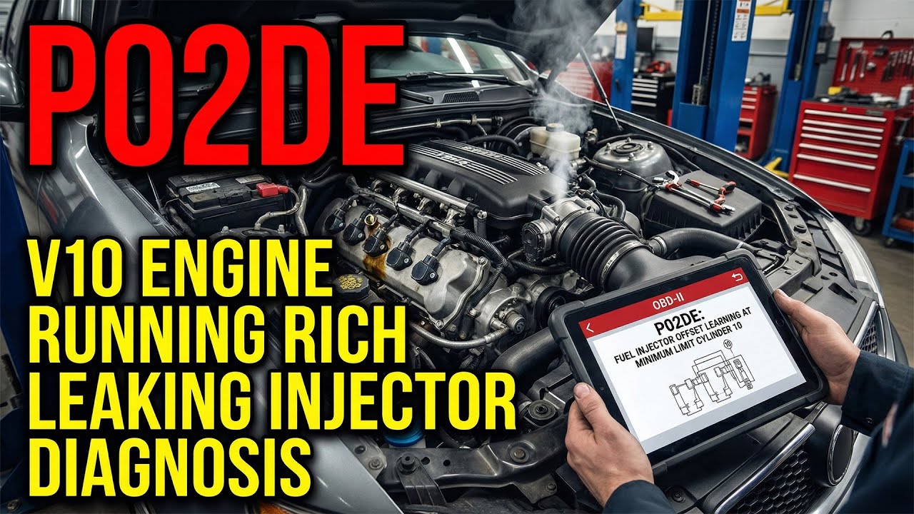 What Is Code P02DE - Fuel Injector Offset Learning At Minimum Limit Cylinder 10