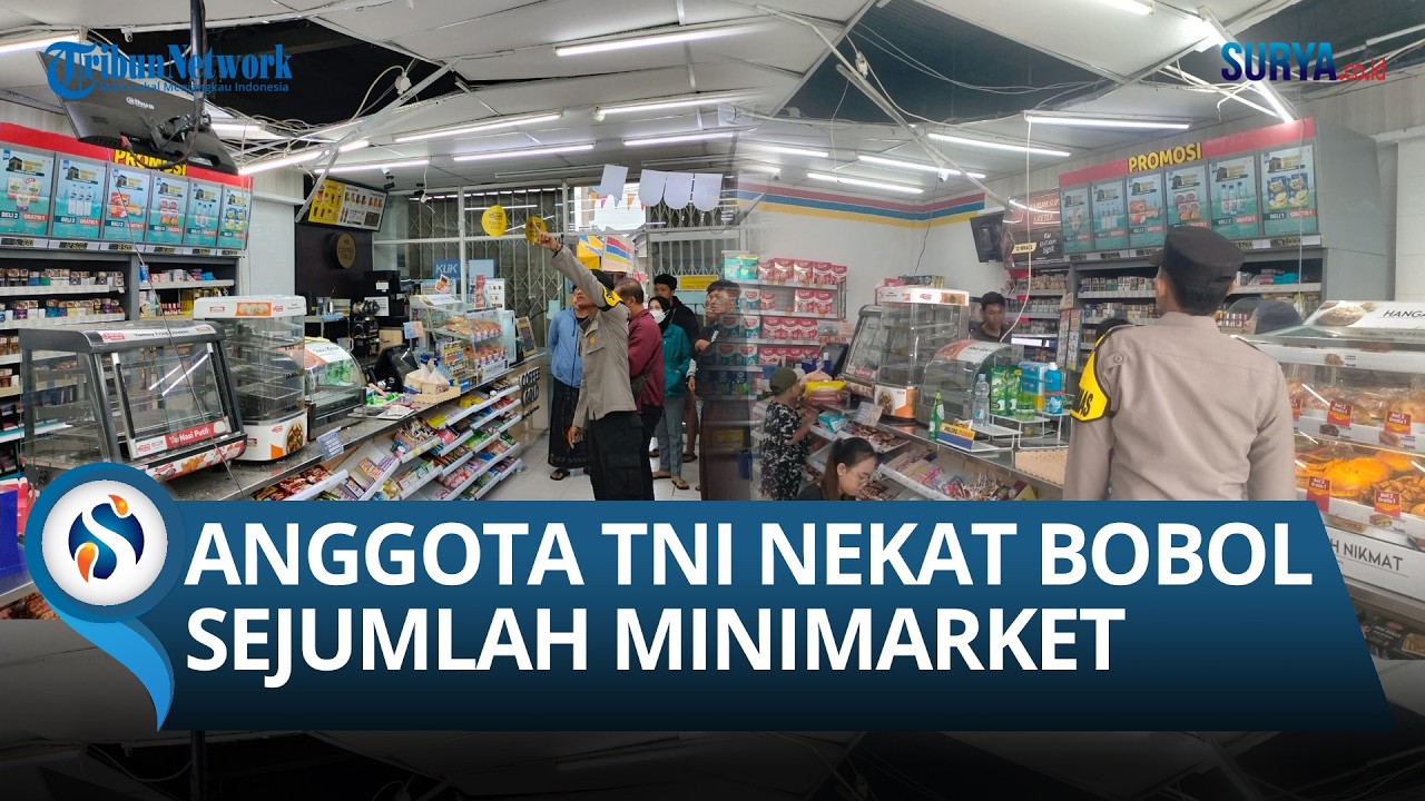 TNI Serda AM Ditangkap Usai Diduga Bobol Minimarket di Tulungagung dan Trenggalek, Dandim Minta Maaf