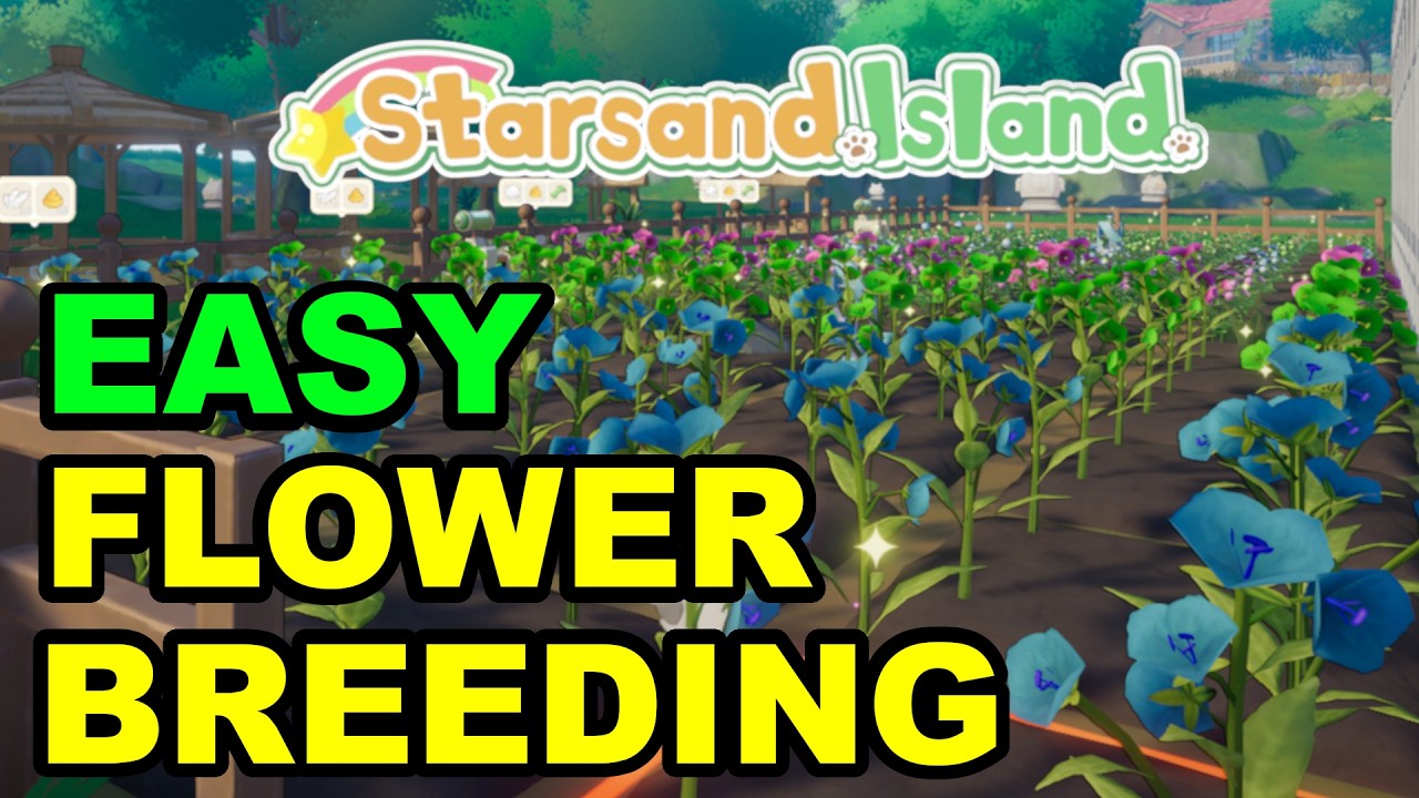 GUARANTEED GREEN FLOWERS with 1 Easy Tip! | Starsand Island (Full Guide)