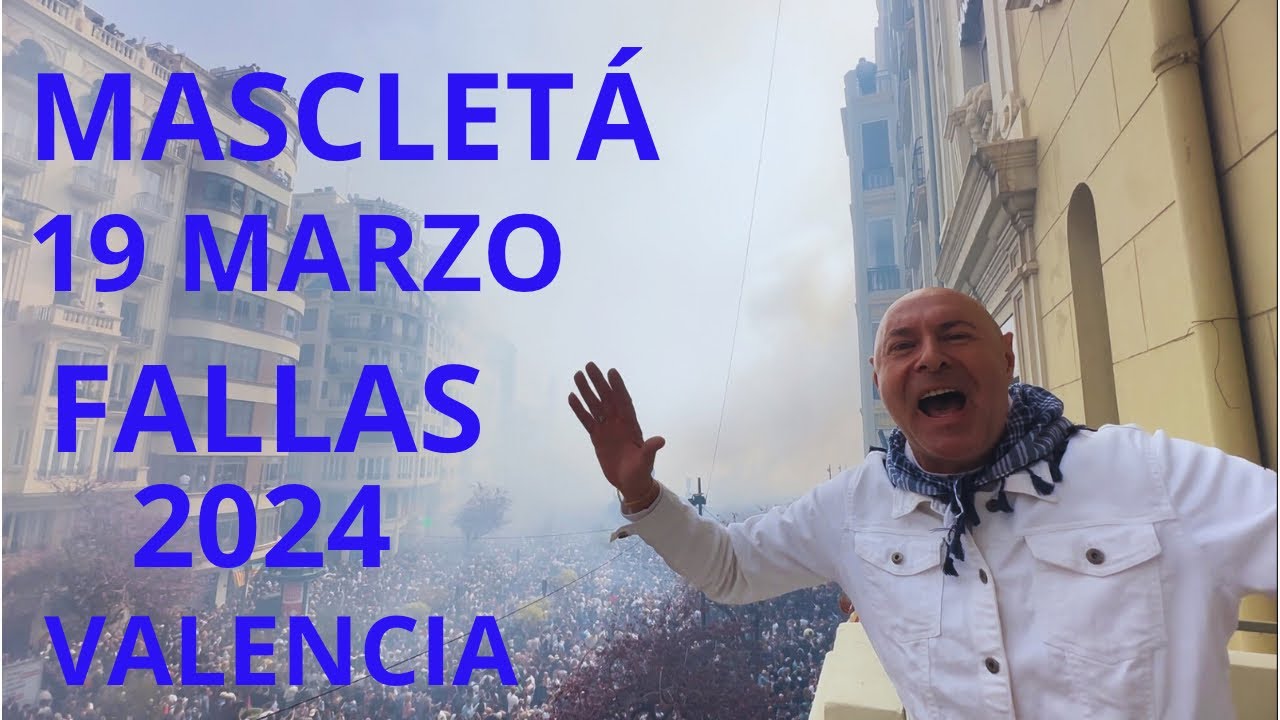 MASCLETÁ 19 MARZO #fallas2024 #valencia #mascleta