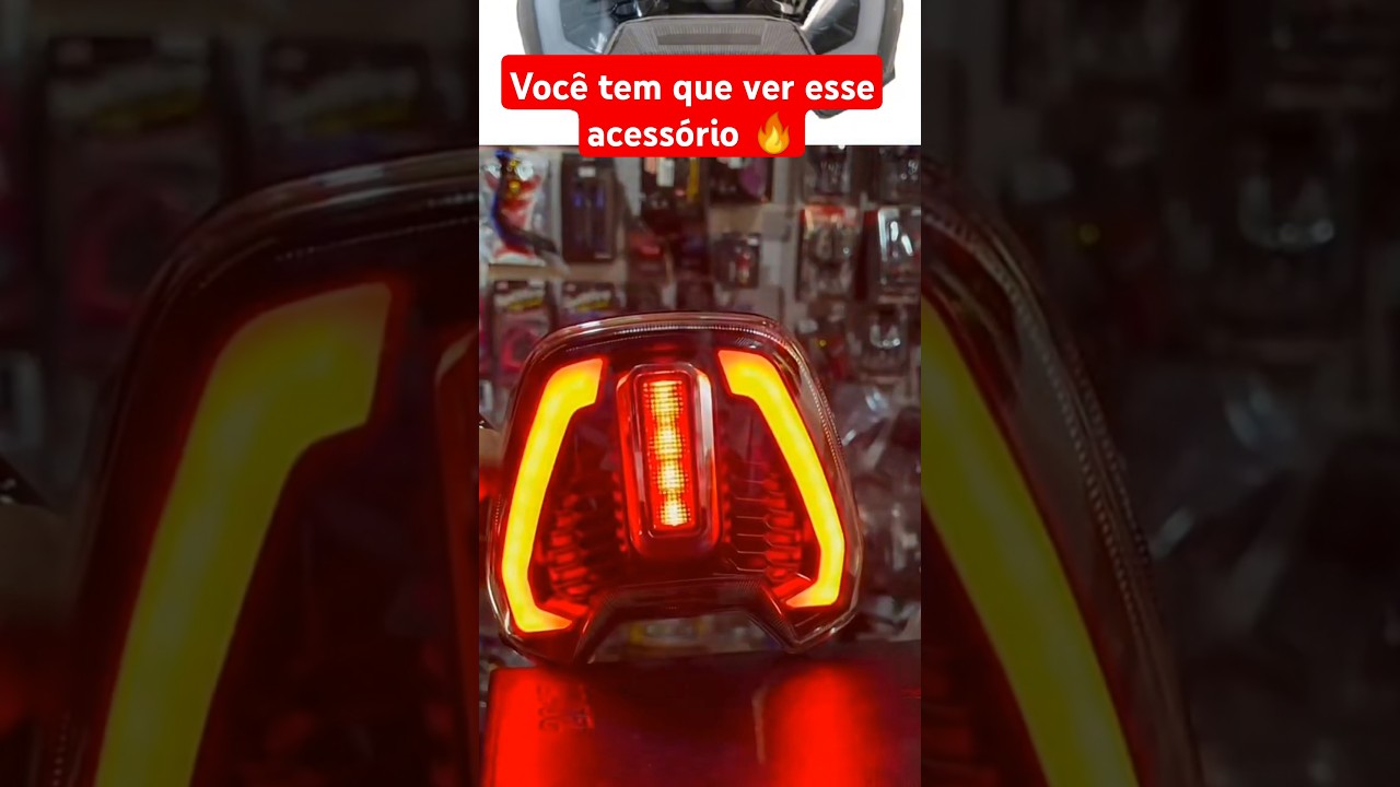 Lanterna Traseira de LED &ndash; #moto #automobile #1000grau #dicas #grau #honda #motos #motovlog #bros