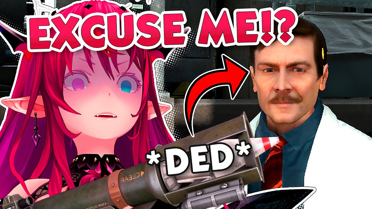 IRyS Meets Gigantic Headcrab Mommy in Black Mesa【#3】