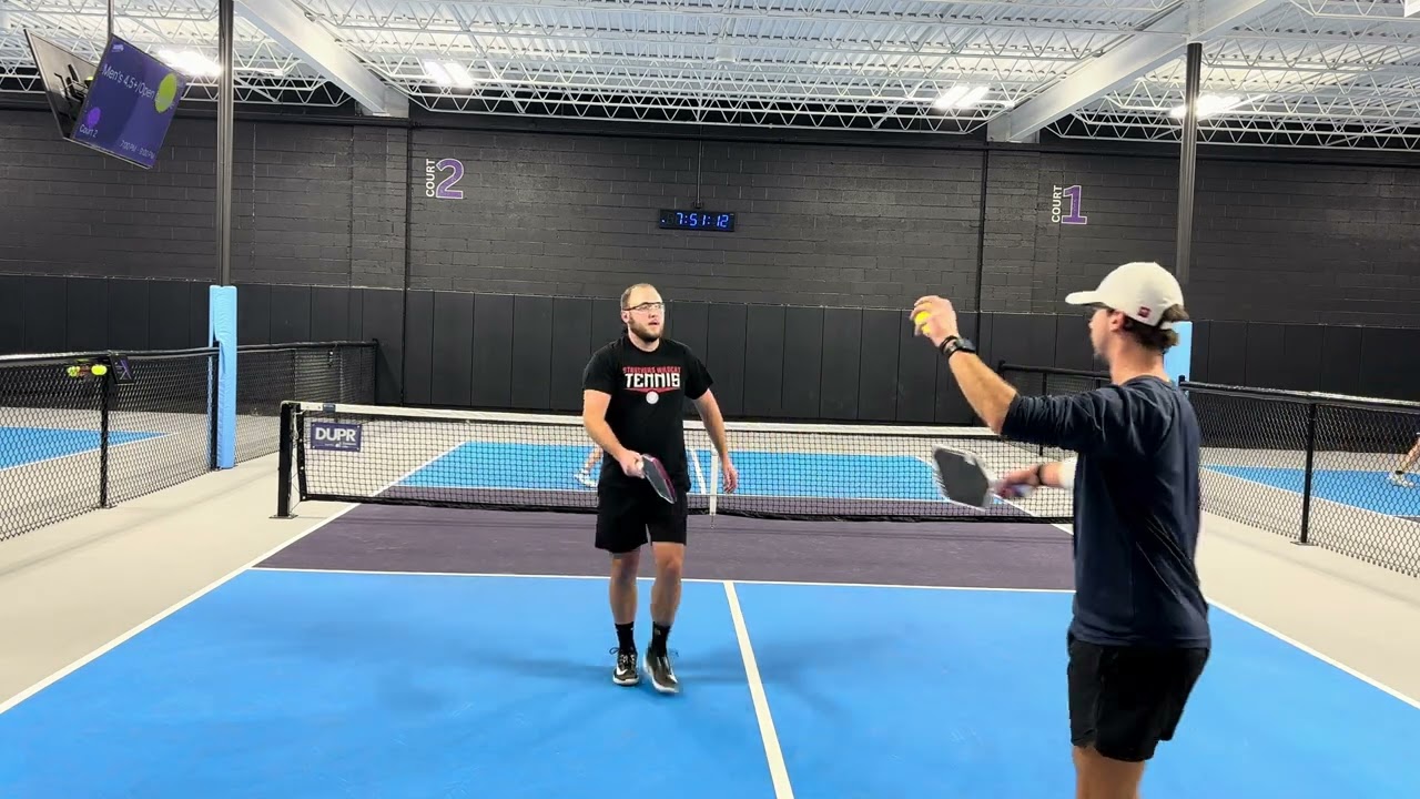 Ascent pickleball 4.5 open Carolyn and Kory vs Joe and Jake game 2